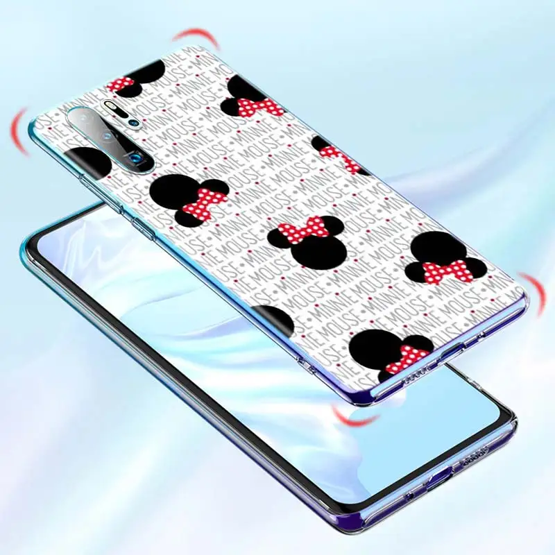 transparent cover disney mickey mouse print for huawei p50 p40 p30 p20 p10 p9 p8 lite pro plus mini 2019 2017 phone case free global shipping