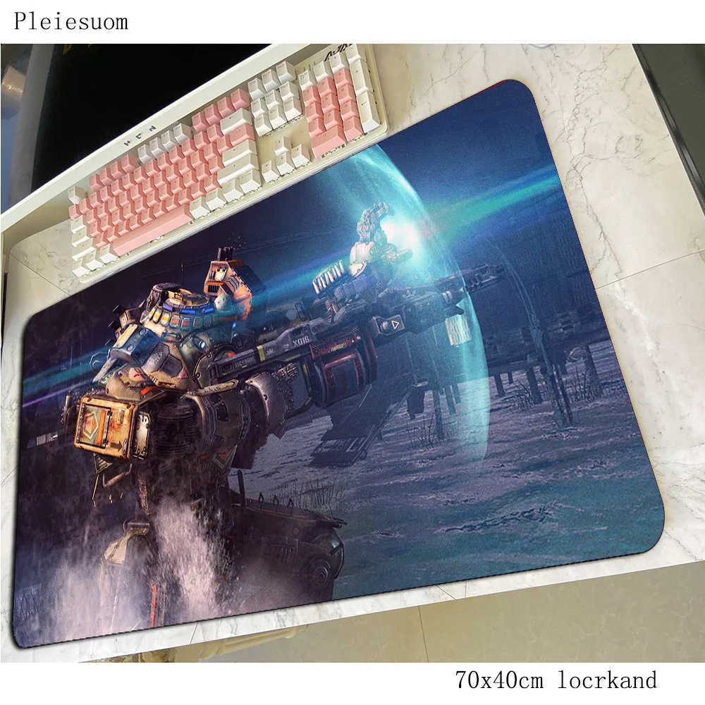 Коврик для мыши titanfall, модный компьютерный геймерский коврик для мыши 700x400x3 мм, большой 3d коврик для мыши padmouse, эргономичный гаджет, коврики для офисного стола