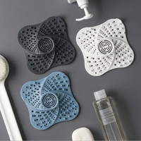 1pcs anti blocking floor drain cover shower drain strainers bathtub stopper silicone sink cover hair catchers bathroom filter
