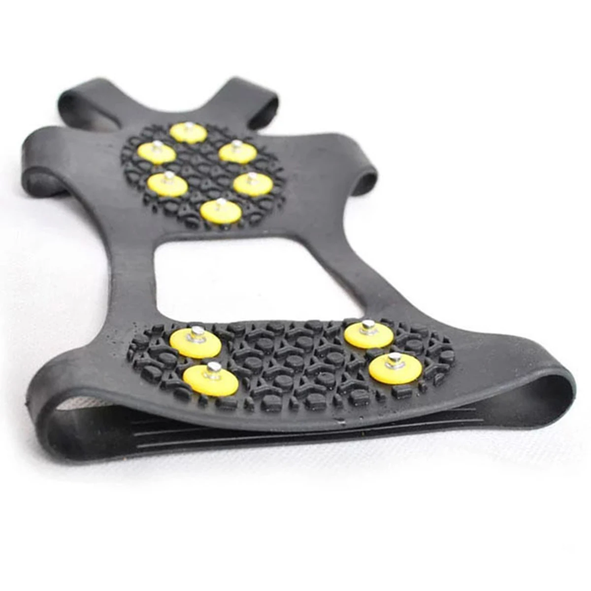 

1 Pair 10-Stud Ice & Snow Grips Over Shoe Slip-on Stretchy Spikes Crampons 10-Stud Ice & Snow Grips 10-Stud Ice & Snow Grips
