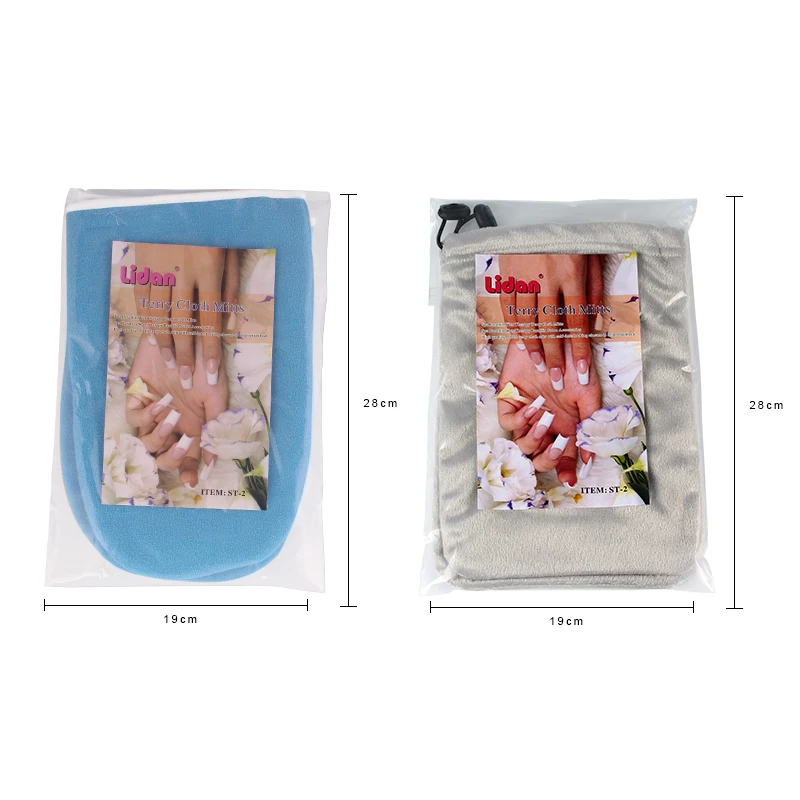 

2 Style Pink Paraffin Wax Protection Hand Mask Gloves Hand Skin Moisturizing Warmer Drawstring Velcro design Beauty Mini Mittens