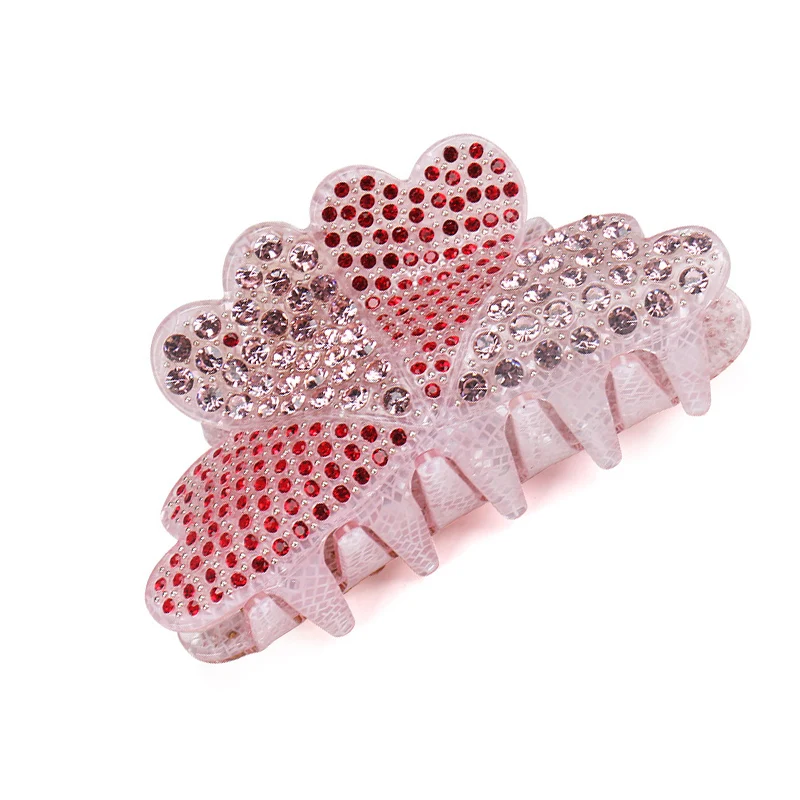 Роскошный полностью в камнях Когти для волос аксессуары из ацетатного волокна