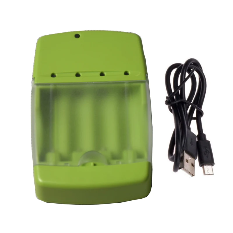 4 слота AA AAA зарядное устройство Smart usb зарядное устройство для аккумуляторов Щелочные AA AAA зарядное устройство с Светодиодный индикатор дисплея