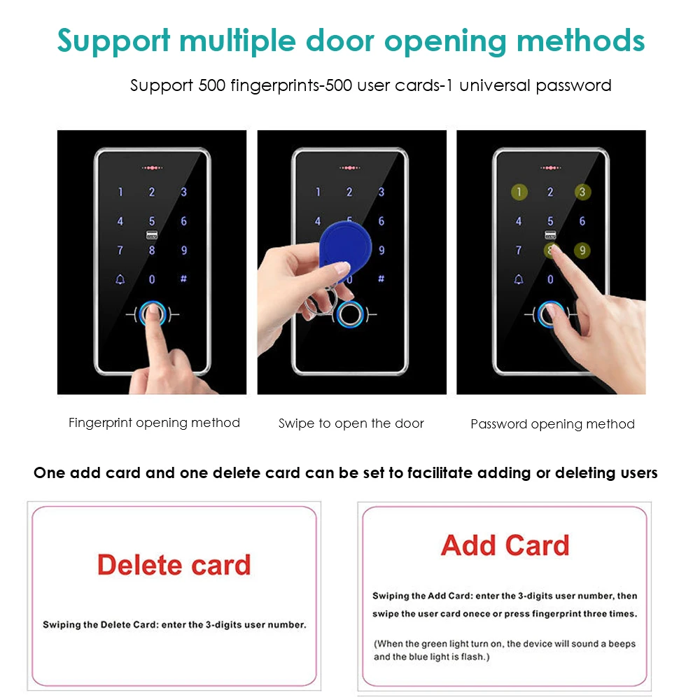 13 56mhz rfid standalone door access control system kit rfid keypadpower supplyelectric 180kg magnetic lock strike door lock free global shipping