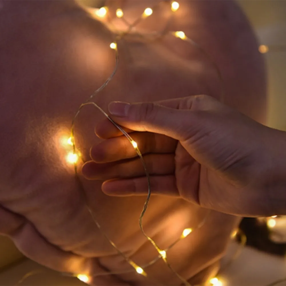 Модная строка Феи огней светодиодный медный провод свет шнура восемь режимов