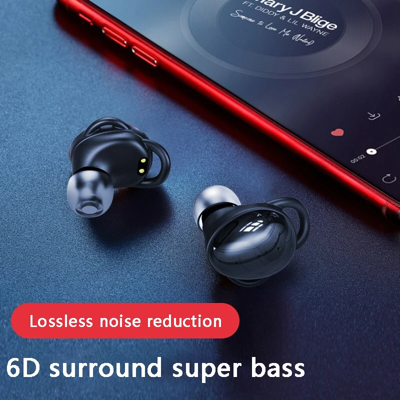 OVEVO Q80 Bluetooth 5 0 два наушника сенсорное управление настоящие беспроводные наушники