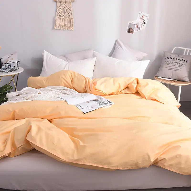 Односпальный пододеяльник 100% хлопок сатин постельное белье с принтом цельное