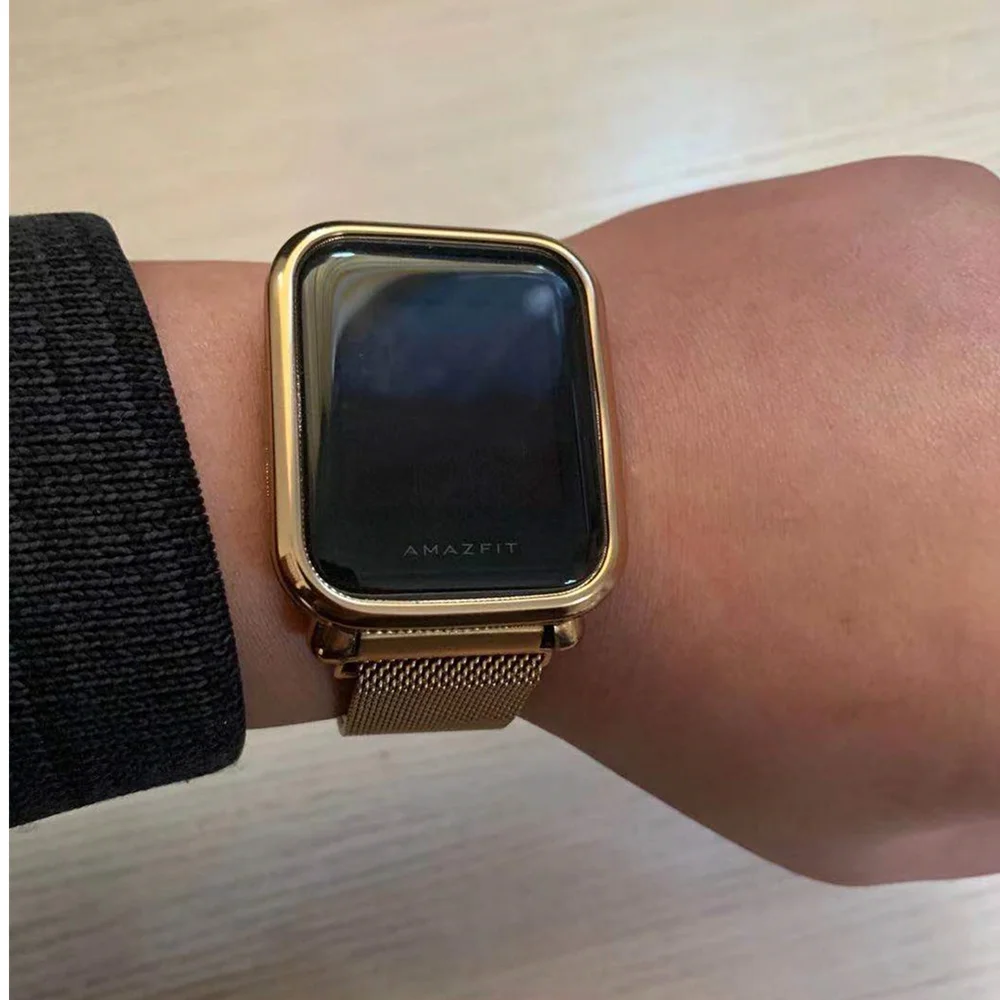 7 в 1 для Xiaomi Huami Amazfit bip Ремешок Браслет Миланская нержавеющая сталь браслет часы