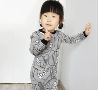 size 12m is suitable for male and female babies under 2 years old one piece cotton baby pajamas