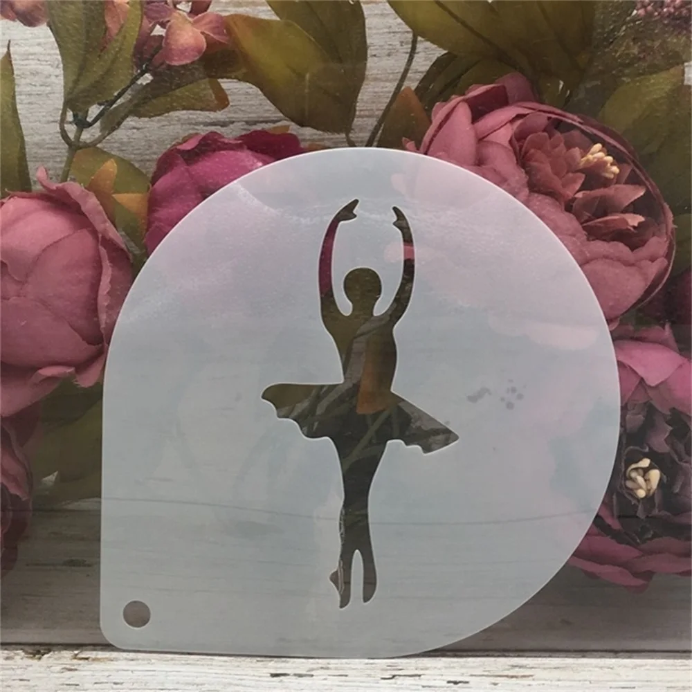 

15cm Ballet Dance Girl A DIY Craft Layering Stencils Painting Scrapbooking Stamping Embossing Album Paper Card Template