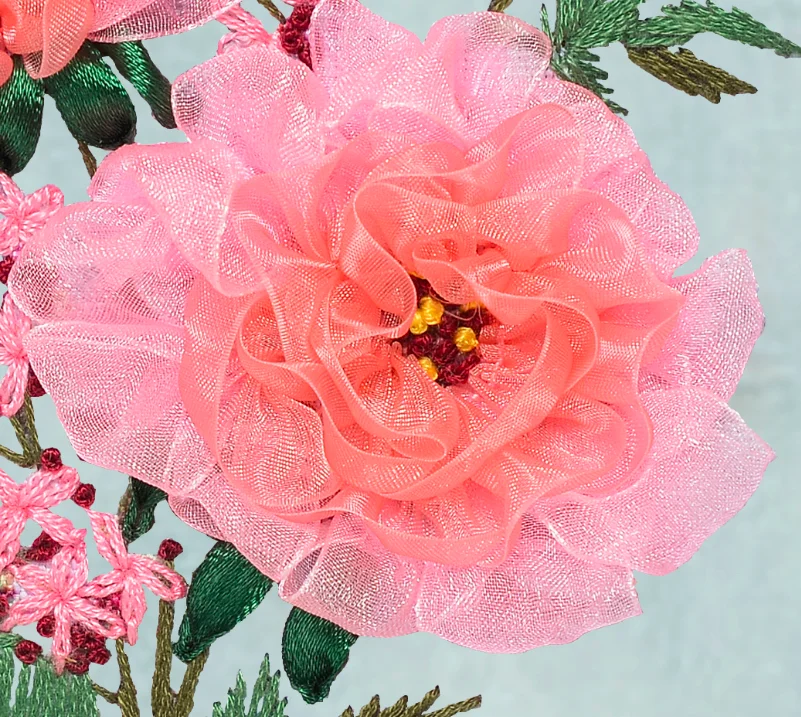 Элегантная Цветочная Ароматизированная лента 30 х30 см Набор для вышивки набор