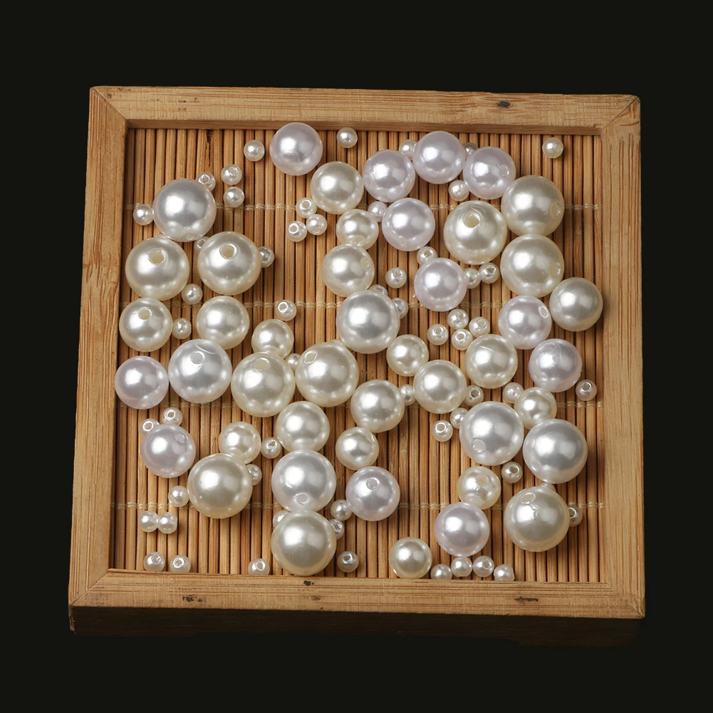 Жемчуг белый/цвет слоновой кости 4-20 мм | Украшения и аксессуары