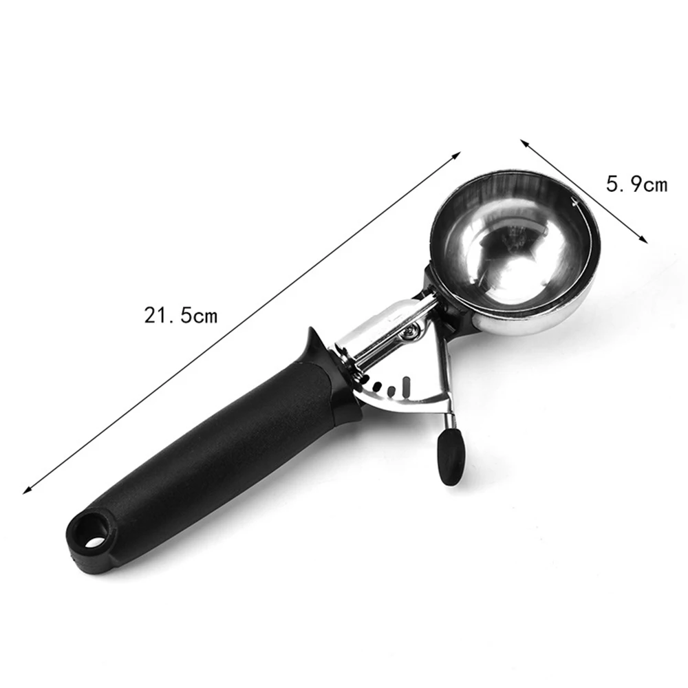 

Steel Stainless Scoop Ice Ball Maker Cookie Dough Meat Balls Cream Spoon Watermelon Spoon Kitchen Tool