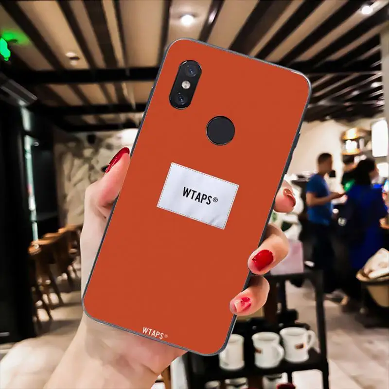 

YNDFCNB Fashion for wtapss Phone Case for xiaomi mi 5 6 A2 A2lite A1 9 9SE 8Lite 8explorer Pocophone F1 cove fundas