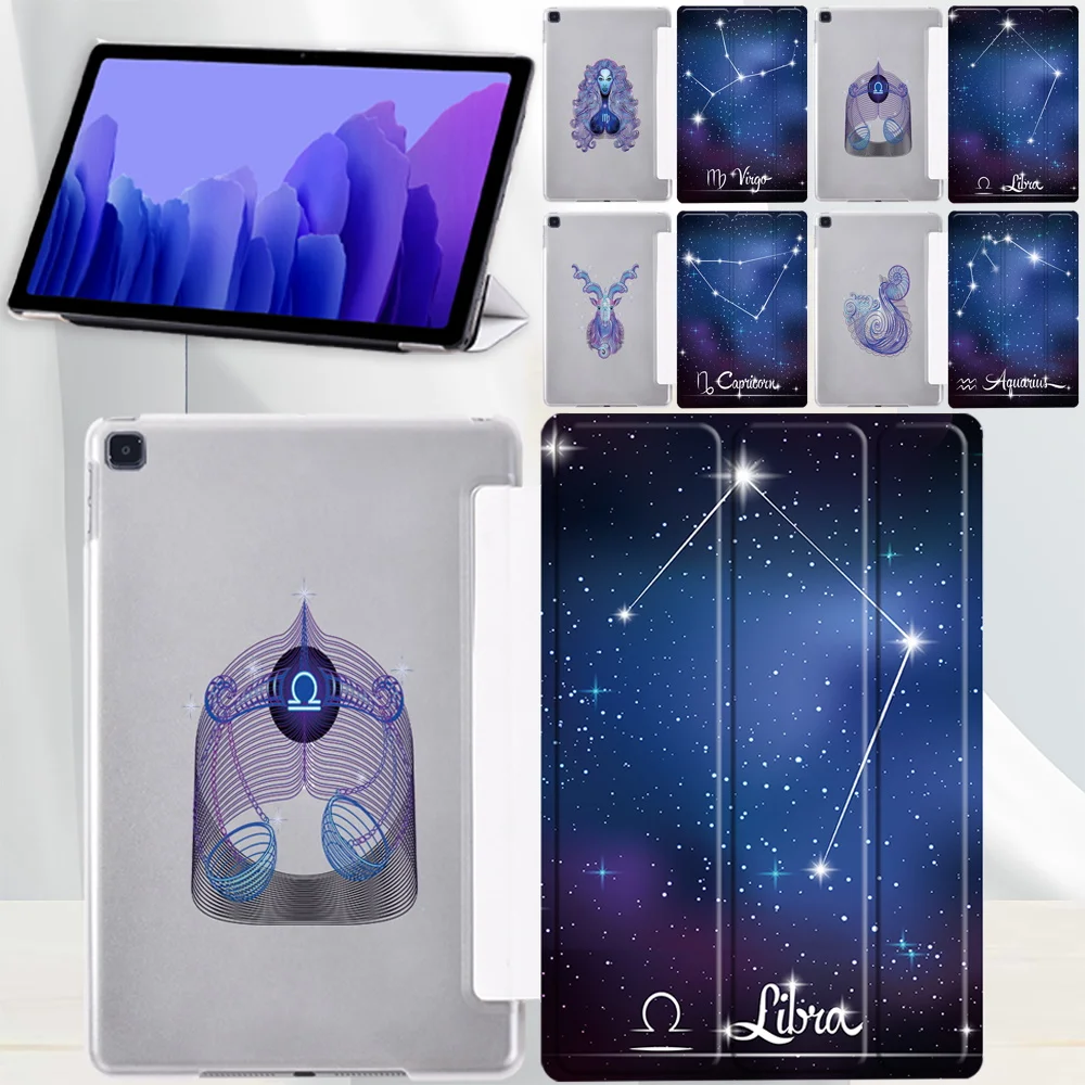 

Tablet Case for Samsung Galaxy Tab A7 10.4 2020 SM-T500 SM-T505/Tab A 10.1 T510 T515 Star Series Adjustable Tri-fold Cover Case