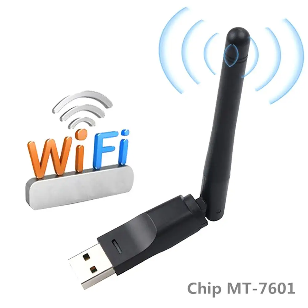 Беспроводной Wi Fi роутер MT7601 с антенной 2 дБ 150 Мбит/с|Сетевые карты| |
