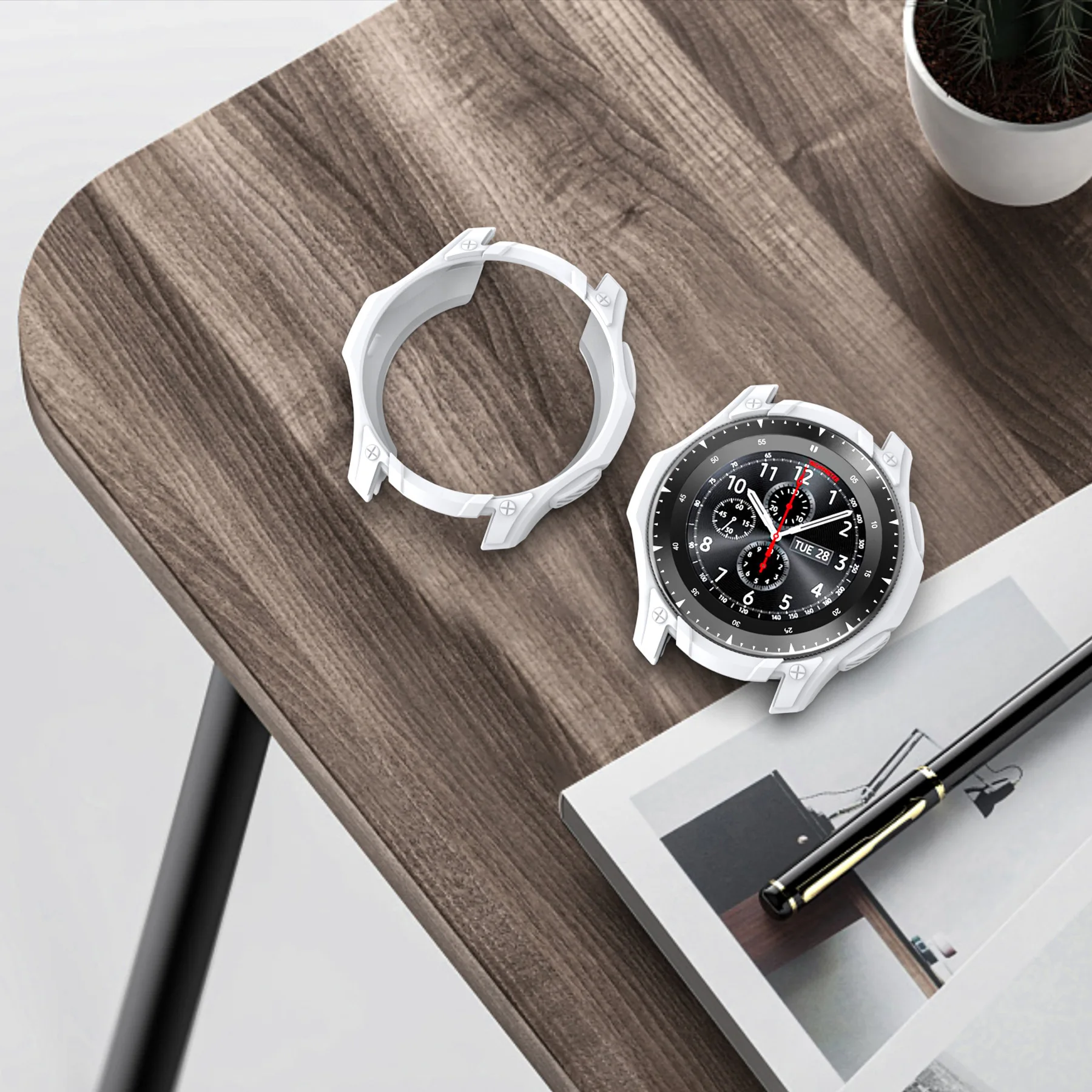 Защитный чехол для Samsung Galaxy Watch 46 мм Band S3 Classic/ Frontier | Электроника