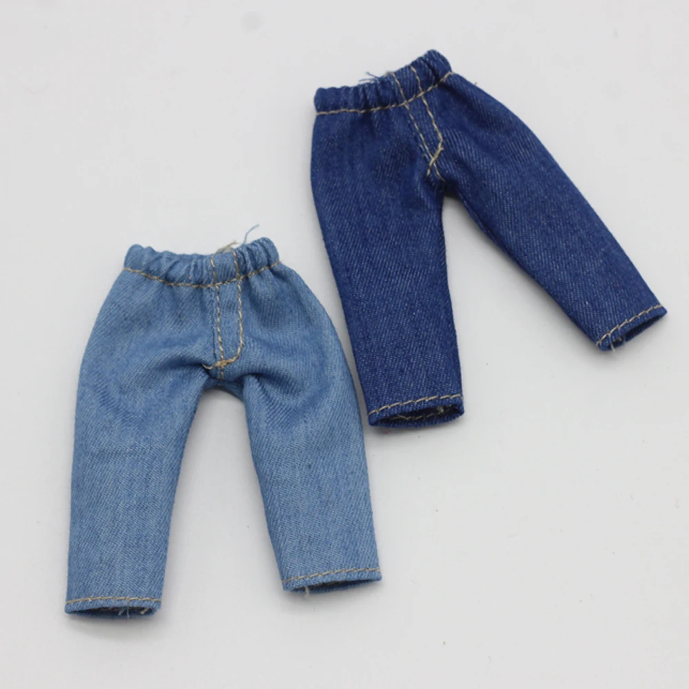 Denim Long Pants Doll Tights Leggings For OB11 1/12 BJD Clothes Accessories | Игрушки и хобби