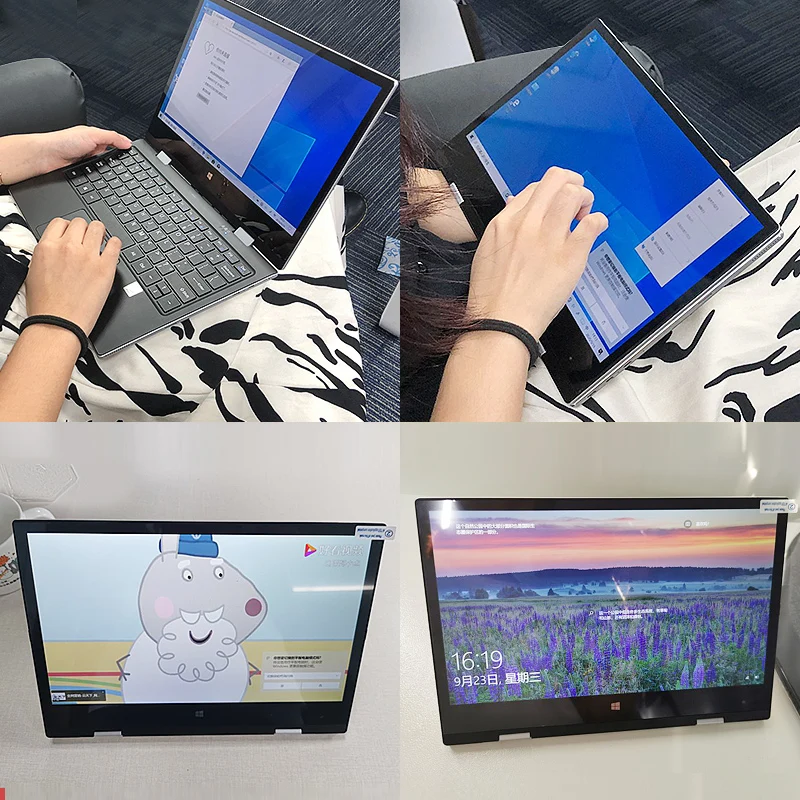 

Laptop 13.3 Inch Touch Screen N4100 Netbook 8G RAM 360 Degree Rotation 19201080 IPS Yoga Tablet Notebook PC Type-C Quick Charge