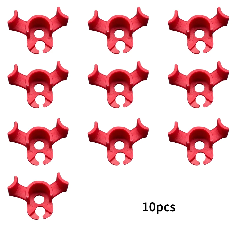 

10pcs Fixing 90 Degree Bending Tool Flower Durable Reusable Farm Plant Support Clip Vegetable Solid Outdoor Garden Mini Plastic