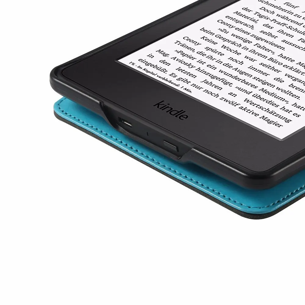 Магнитный кожаный чехол Easyacc для Kindle Paperwhite 1/2/3 6 дюймовый подставка электронной