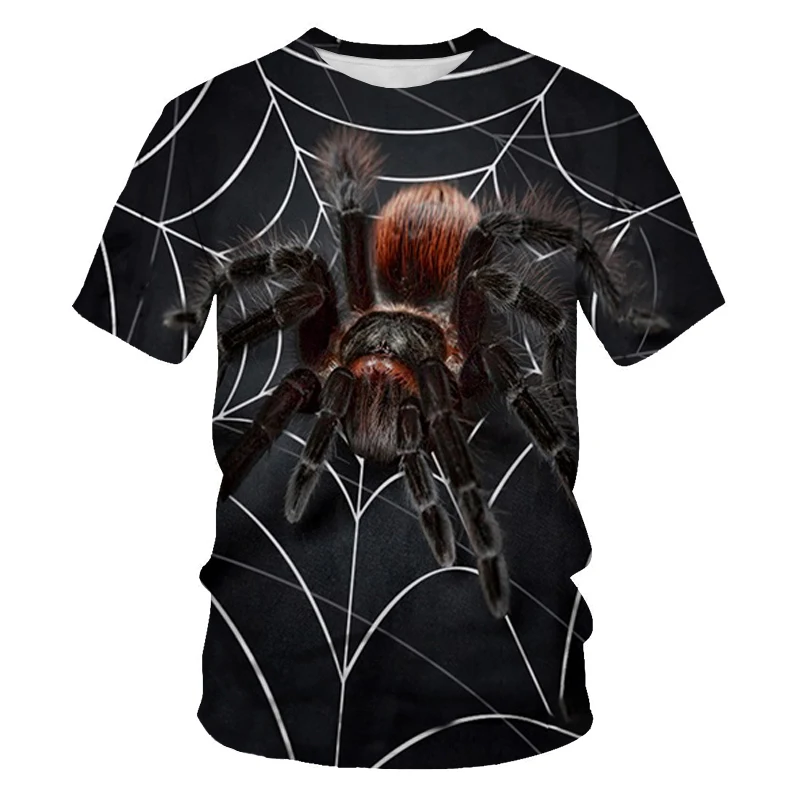Men's T-Shirt 3D Animal Men's T-shirt Casual Boys Short Sleeve Multi-size Sports and LeisureT-shirt Casual Loose Men's T-shirt