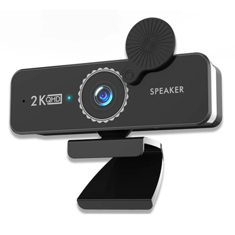 

HD 2K Webcam Mini Computer PC WebCamera With USB Plug Rotatable Cameras For Live Broadcast Video Calling Conference Work