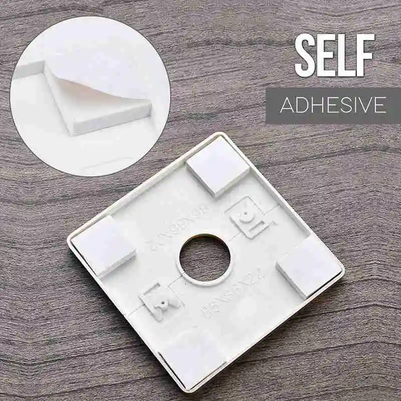 Selfadhesive Wall Hole Decorative Cover Round/square White/gold/silver