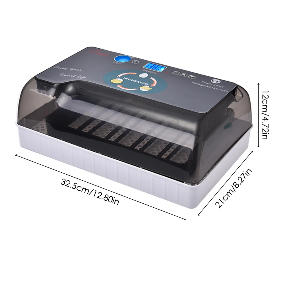 

Newest Full Automatic Hatchery Incubator Temperature Display Farm Egg Incubator Hatcher Chicken Duck Bird Pigeon Quail Brooder