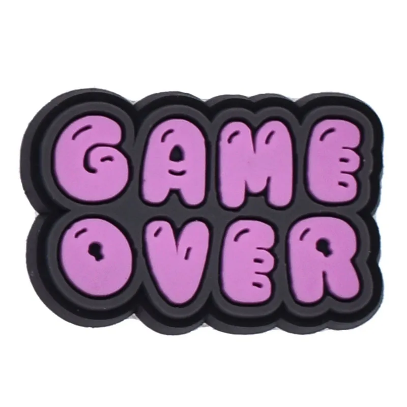 1 шт. буквы Роза для девочек подвески из ПВХ обуви аксессуары украшения сделай сам