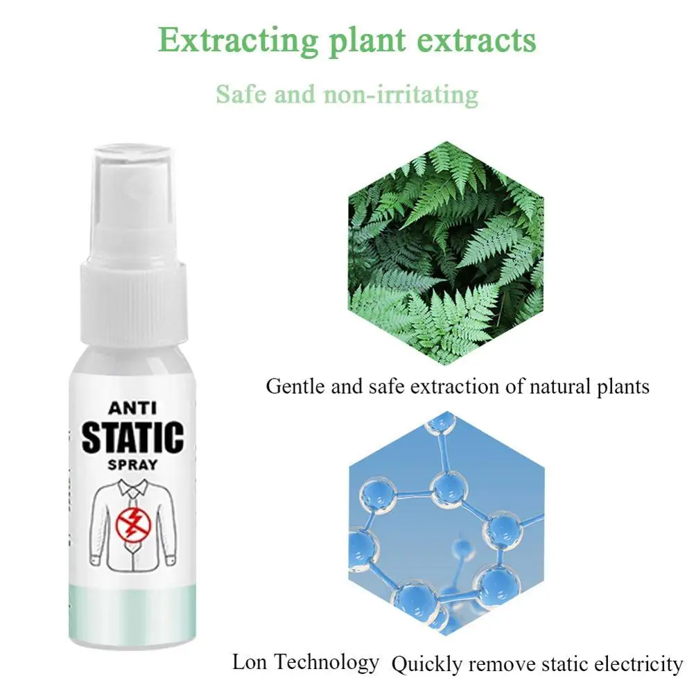 Новый Антистатический спрей снижающий статическую электромобильность на одежде