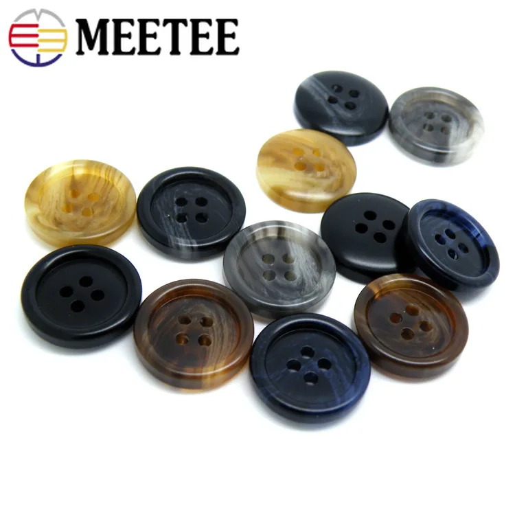 50 шт. новинка окрашенная пуговица с 4 отверстиями Круглый хвостовик изысканная