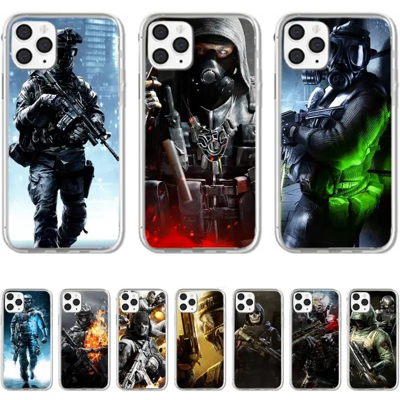 

Call of Duty black ops clod war COD Phone Case For Iphone 5 SE 2020 6 6s 7 8 plus X Xr XS 11 12 Mini Pro Max Fundas Cover