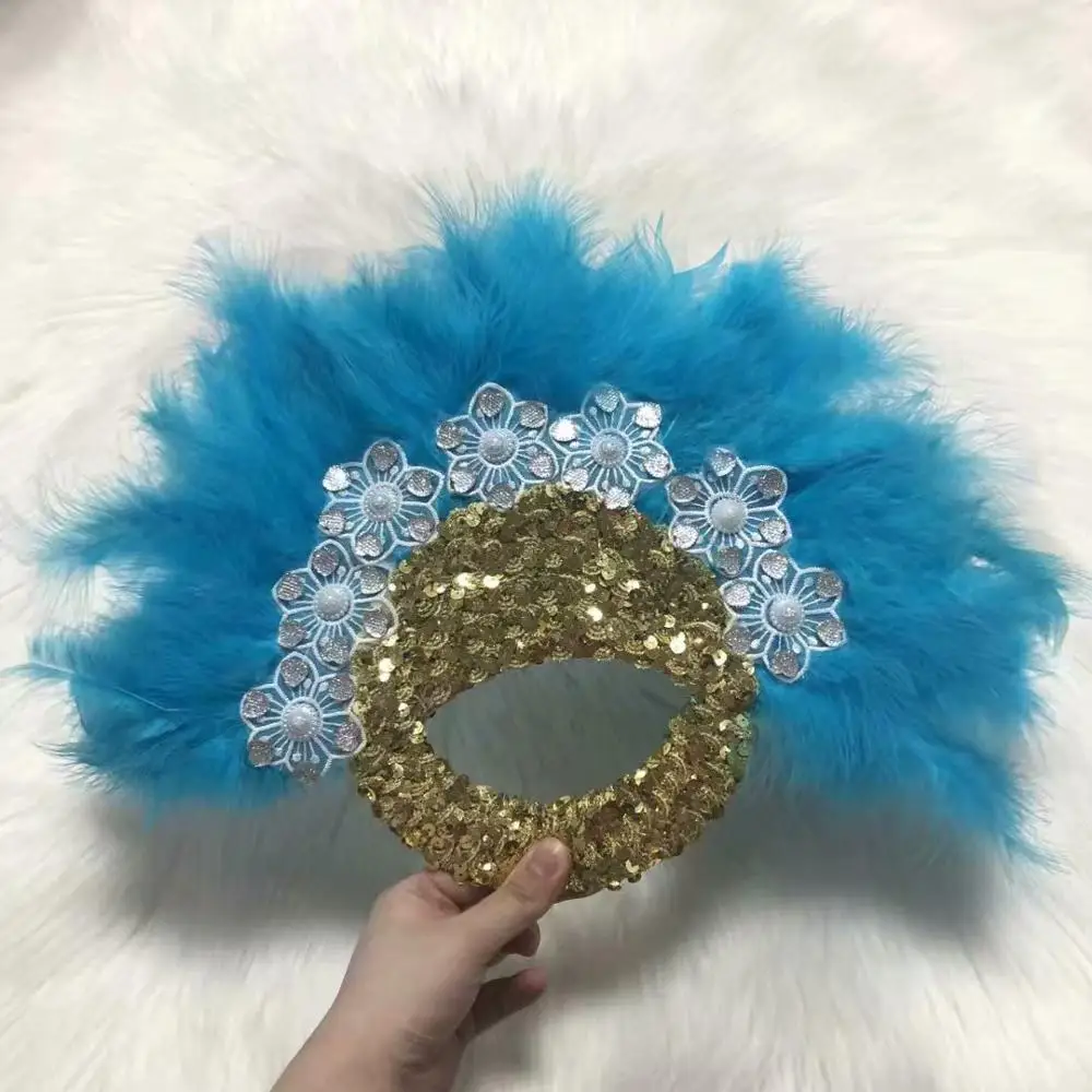 ESEWING 1 шт./пакет новый стиль в африканском стиле мягкое перо поддержки широкого