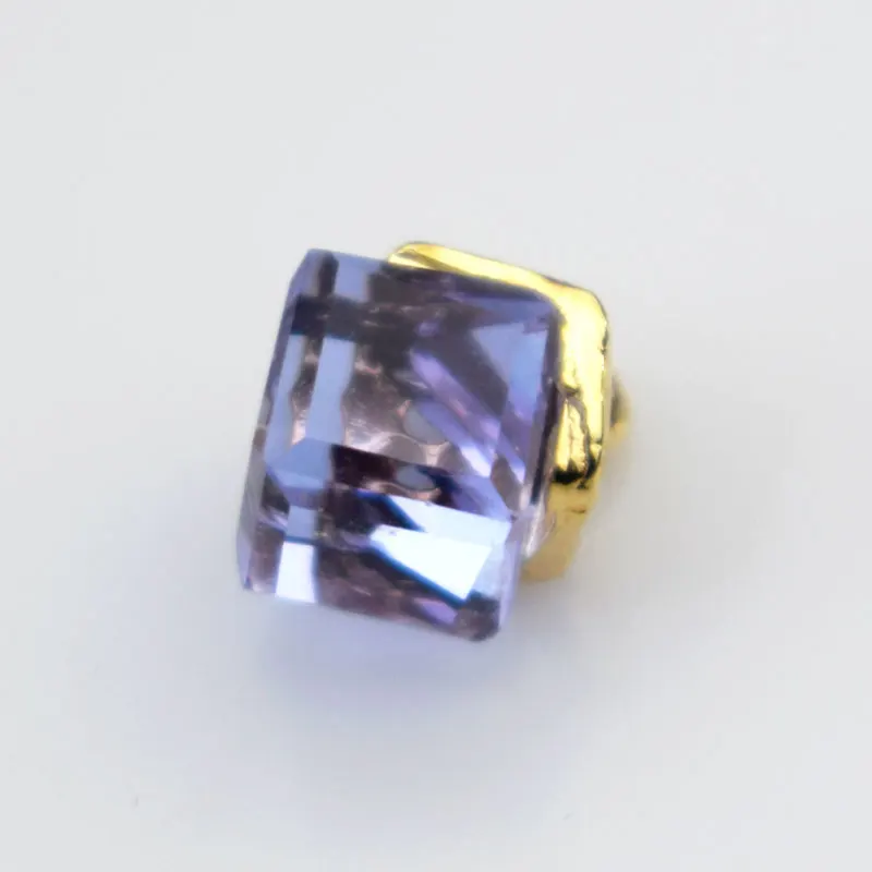 light purple 30/50/100 шт 8 мм Стразы одежда на пуговицах; рубашка Botones Decorativos "сделай сам" с украшением в виде кристаллов кнопки пряжки Свадебная пригласительная открытка C2-1 - Цвет: light purple