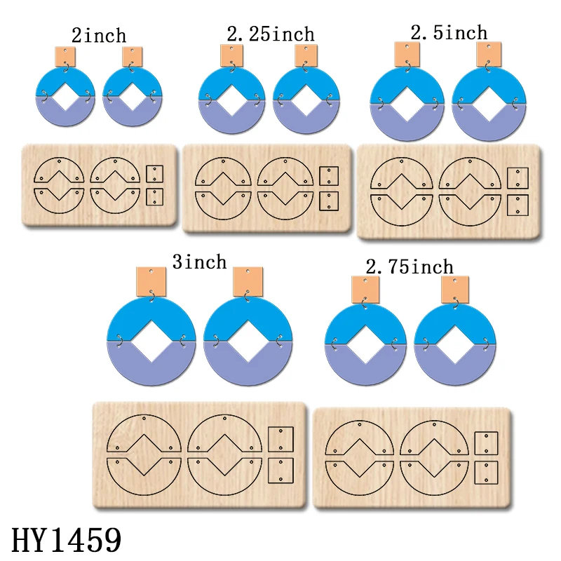 

Earrings Cutting Dies HY1459 Wooden Dies Suitable for Common Die Cutting Machines on the Market