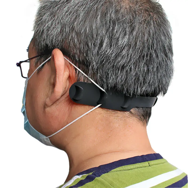 

1pc Eco-friendly Fixing Buckle Soft Plastic Band Adjustable Features-stylish Mask Ear Grips Extension Hook for Wearing Mask