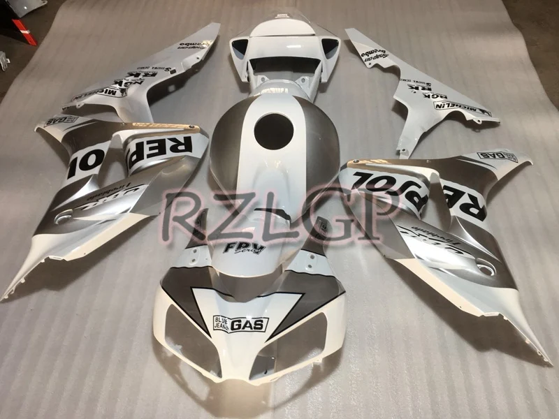 

Injection mould CBR1000RR 06 Body Kits CBR1000RR 2006 - 2007 White silver Fairings for Honda Cbr1000 RR 07 Body Kits