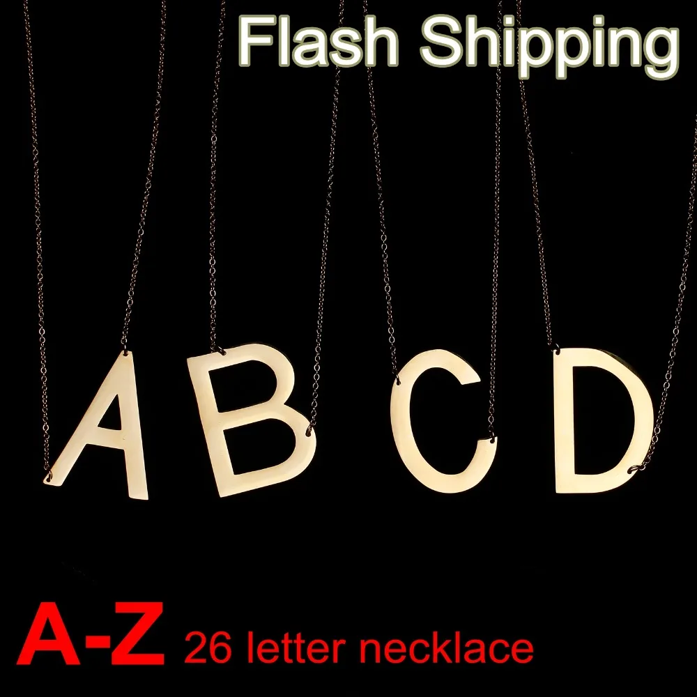 Цепочка с подвеской в виде букв алфавита|Цепочки| |