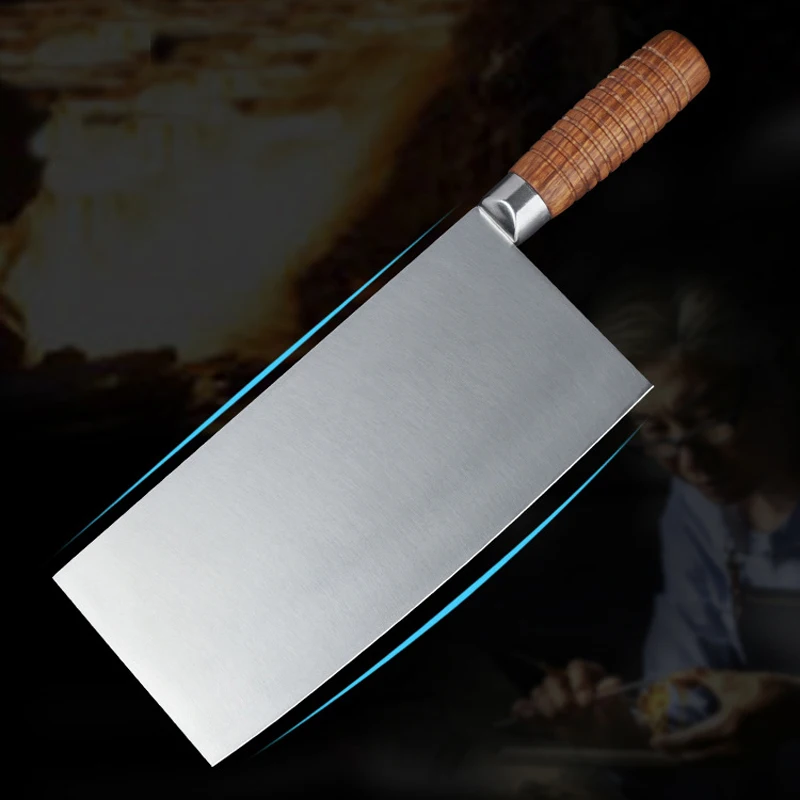 Традиционные Кухонные ножи ручной работы в китайском стиле мясной овощной нож