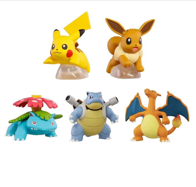 

TAKARA TOMY A.R.T.S Gashapon Pokemon Kanto Pikachu Eevee Venusaur Charizard Blastoise Doll Gifts Toy Model Anime Figures Collect