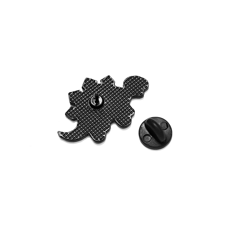 

Dinosaur Enamel Pins Custom Adventure Brooches Bag Clothes Lapel Pin Cartoon Badges Wild Animals Jewelry Gift for Kids Friends