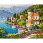 Большой дом DIY кристалл полный 5D пластик Алмазная картина крестиком набор искусство 3D Мозаика квадратные Стразы