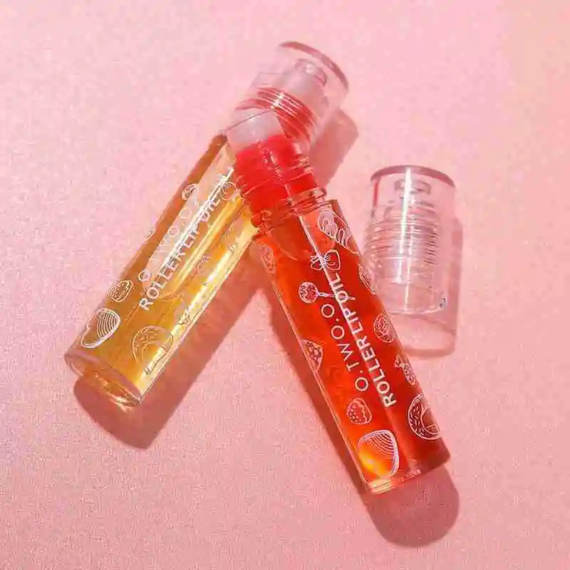 

1pc Long-lasting Transparent Color Changing Lip Oil Lip Glaze Lip Balm Candy Roll-on Moisturizing Lip Makeup