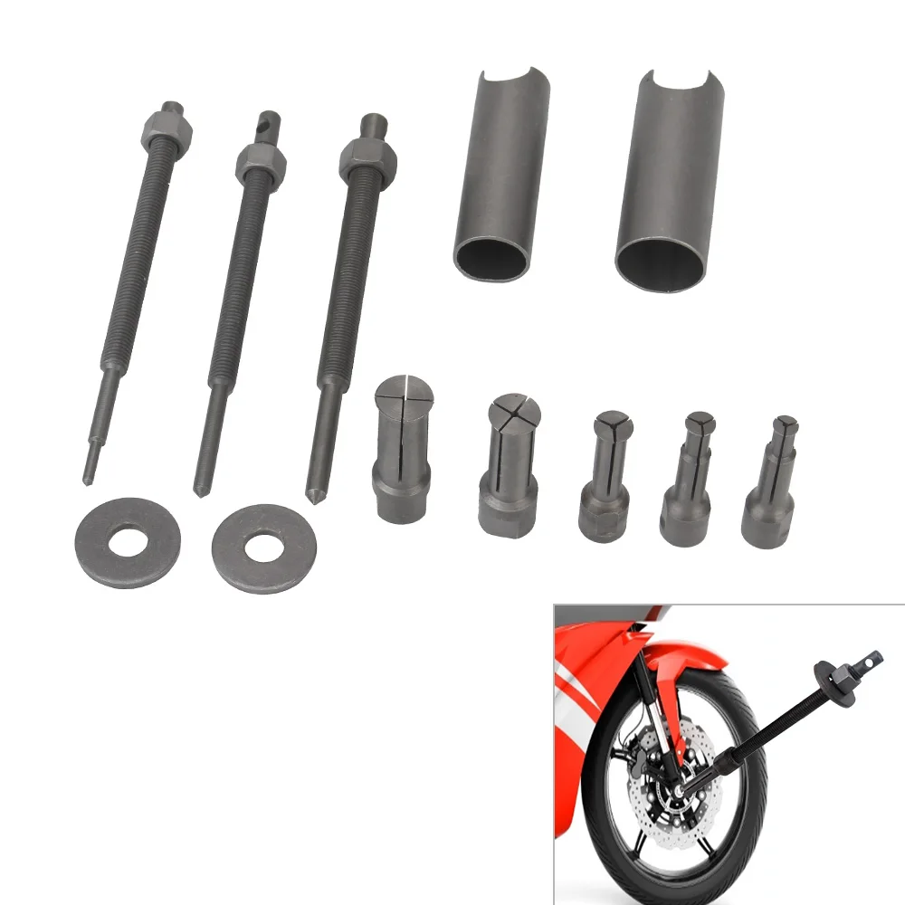Extractor de engranajes de rueda de coche, herramienta de extracción de cojinete interno de motocicleta, Kit de extracción de 9mm a 23mm