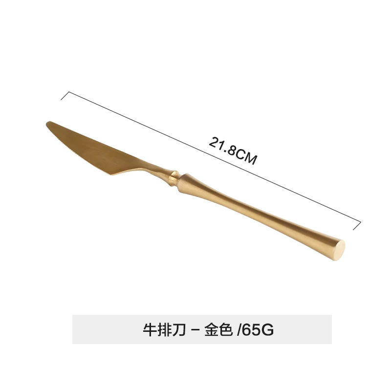 4pc Mirror Polishing Gold Dinnerware Cutlery Set Stainless Steel Utensils Kitchen Dinner Party Besteck Knife Fork Spoon EE6DC | Дом и сад