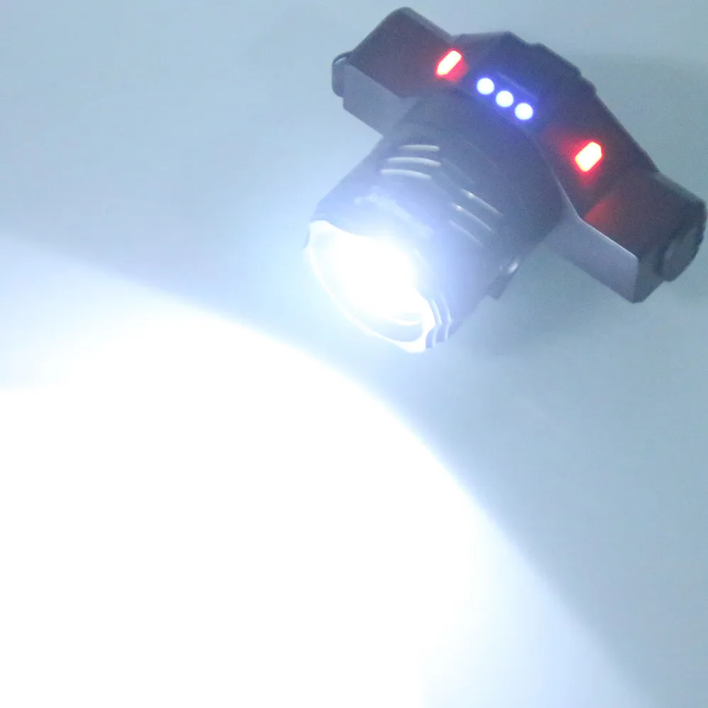 USB Перезаряжаемый XML T6 светодиодный велосипедный светильник, передний велосипедный светильник, Головной фонарь IP-65, конденсатор из алюминиевого сплава# OX