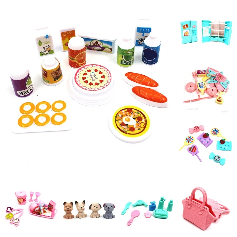 

Mini Items Doll Accessories For Blyth Barbi Doll 30cm Doll Girl Gift