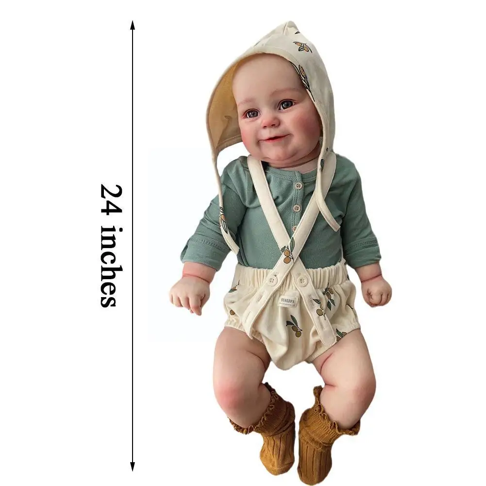 

24-inch Unfinished Rebirth Large Size Child Rebirth High Hug Quality Soft Wholesale Nice Toddler Body 60cm G Z2i0