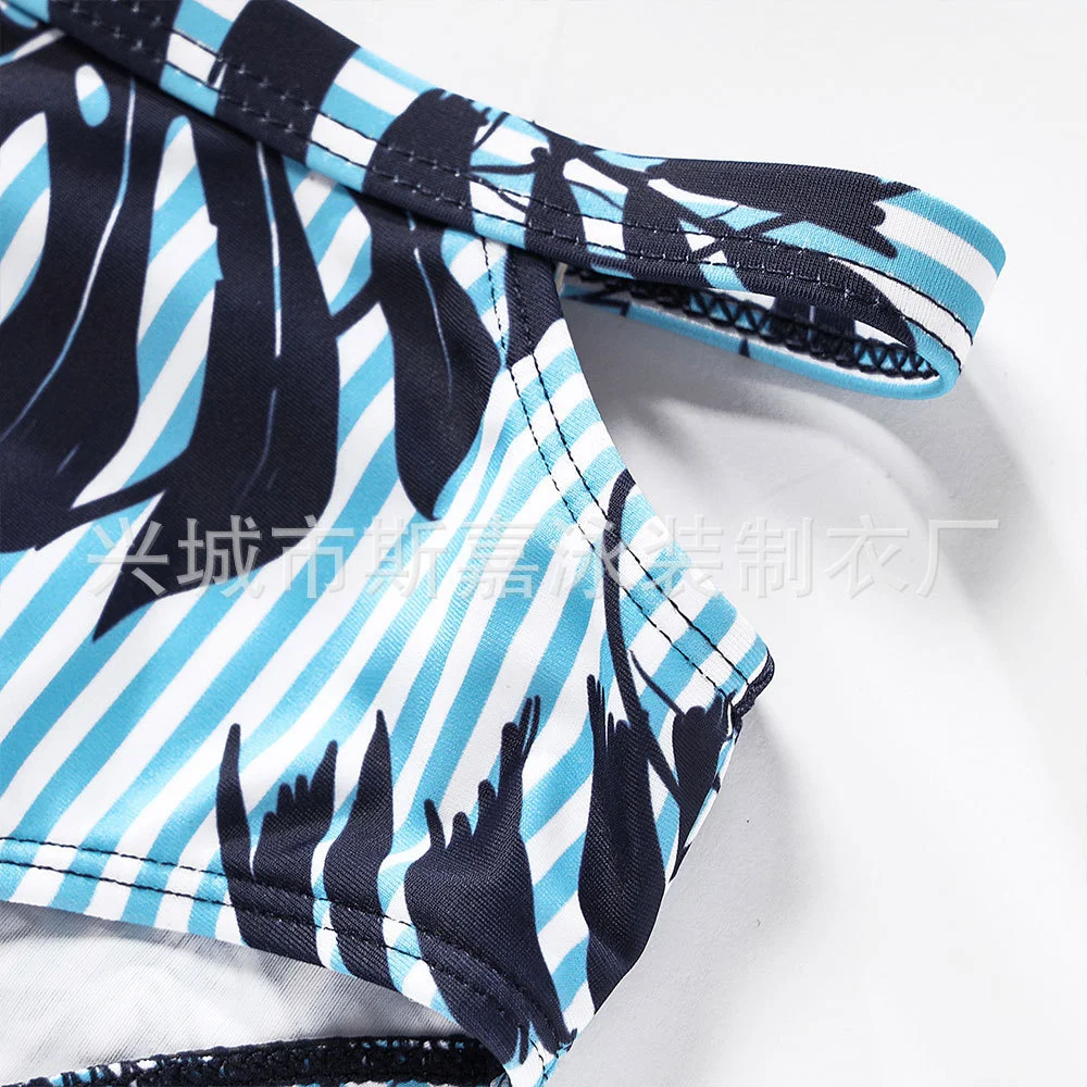 

2021 Printed Parentchild Split Swimsuit Floral Bikini Bikini Push Up Beach Wear Sexy Bathing Suits Retro Bikini